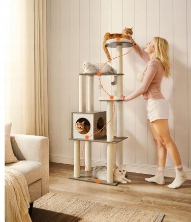 Високий когтеточка-комплекс для котів Feandrea (161 - 220 см)