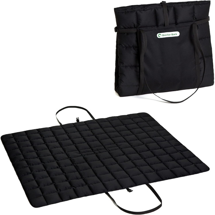 Сумка для подорожей з собакою Doctor Bark: практична ковдра, підходить для алергіків, 95°C, чорний, XL