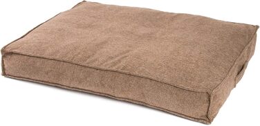 JAMAXX Преміум подушка для собак ортопедична, 90x70 см, коричнева. Зручний знімний чохол з високоякісного матеріалу Chinelle, м'яка наповнювач з Visco піни з ефектом пам'яті. Модель PDB1003 (M)