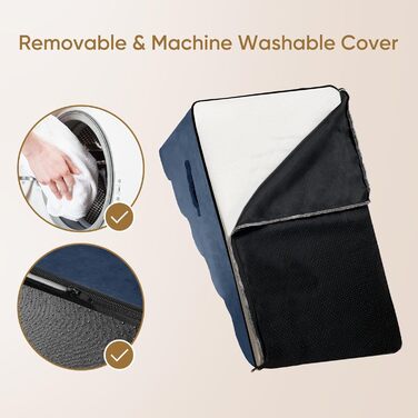 Сходинки для собак та котів PAWSCART, 4-ступеневі, блакитні, для ліжка, дивану, з антиковзким покриттям