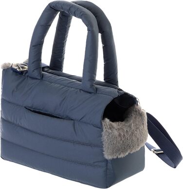 Транспортна сумка для собак та котів, розмір S (до 5 кг), темно-синій, 36 x 17 x 24 см