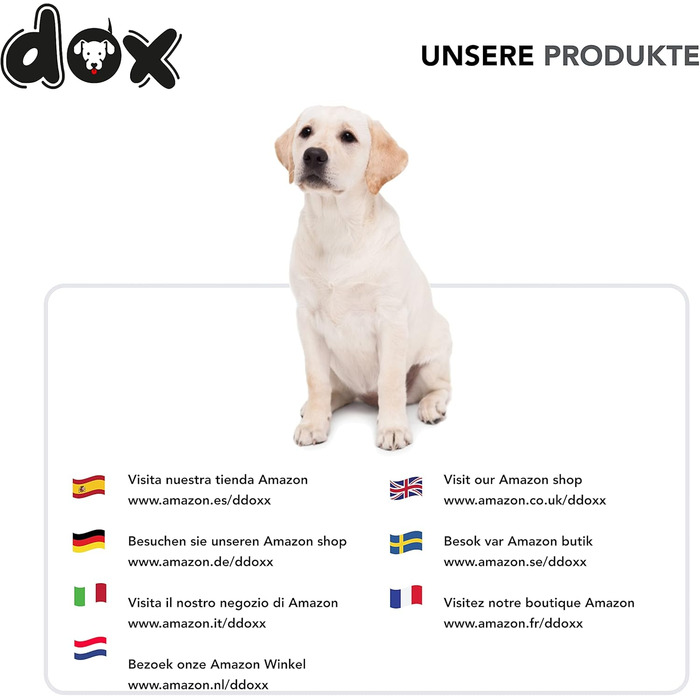 DDOXX нейлоновий шлея для собак Step-In, регульований, синій, розмір S, для цуценят і дорослих