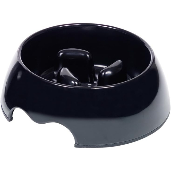 Миска для тварин Nobby Anti-Schling 22 x 7.5 см, чорна, 400 мл