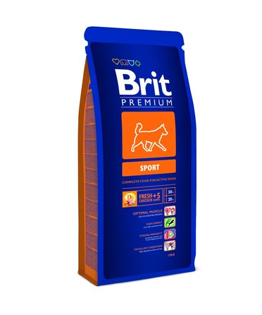 Сухий корм Brit для активних собак з куркою, 15 кг
