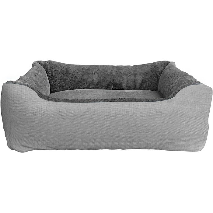 Лежанка для собак і котів Hundehütte Love, сірий, 44 x 34 x 15 см, підходить для всіх сезонів