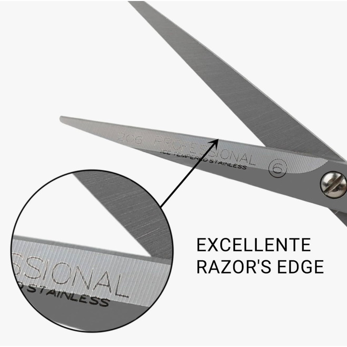 Професійні ножиці для філірування Kiepe з 28 зубцями – напівлистові розріджувальні ножиці з нержавіючої сталі, легка пластикова ручка, Made in Italy для салону та дому (206, 6 дюймів)