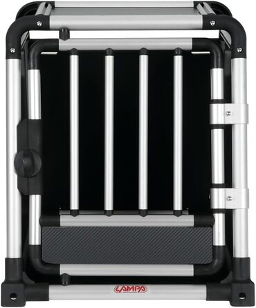 Транспортний бокс для тварин LAMPA 60501: алюмінієвий, розмір 60x50x55 см, тканинна підкладка