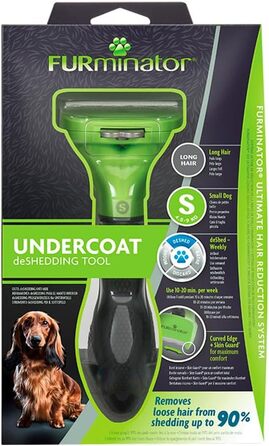 Furminator для собак з довгою шерстю, розмір S (640.7022), чорний