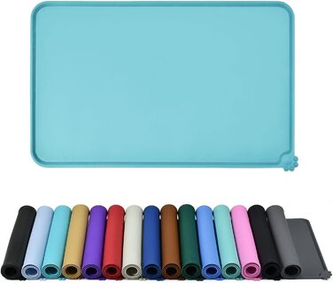 Силіконовий килимок для тварин Reopet - водонепроникний килимок для собак та котів з піднятими бортиками, 60 x 40 см, 1 шт.