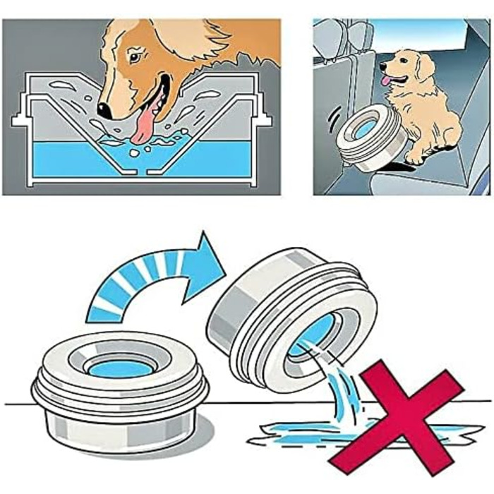 Тринapф для собак Tilty Bowl XL (Крем)