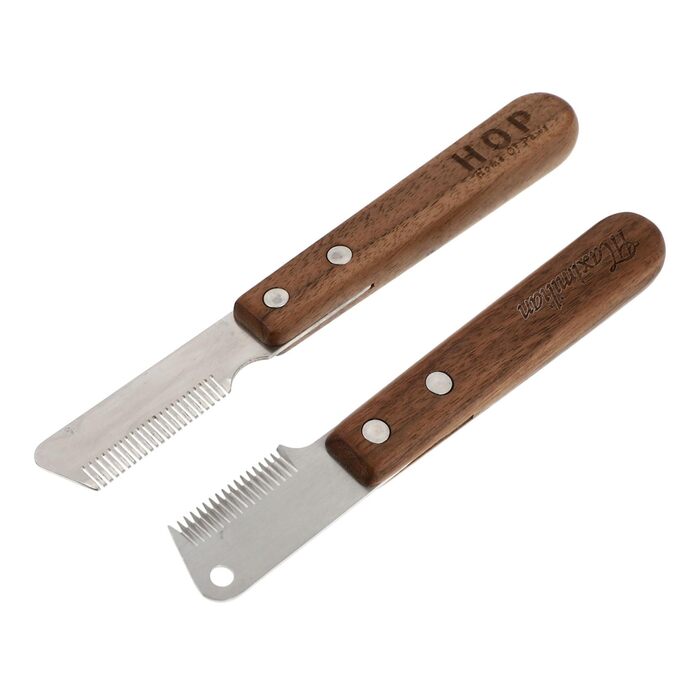 Гребінець для грумінгу собак Happyyami 2St, видалення підшерстка, нержавіюча сталь