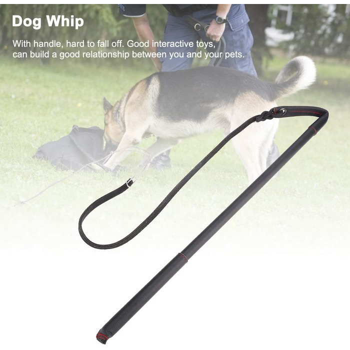 Навчальна плеть для собак, велика штучна шкіряна, для дресирування