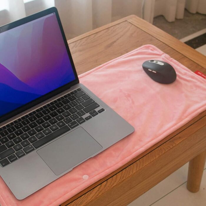 Водонепроникне електричне грілка для котів, собак, людей (рожевий) 58.4 x 27.9 см, акумуляторний