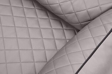 Крісло-ліжко для собак Milan XXL, штучна шкіра, 120 x 85 см, сірий колір, миється