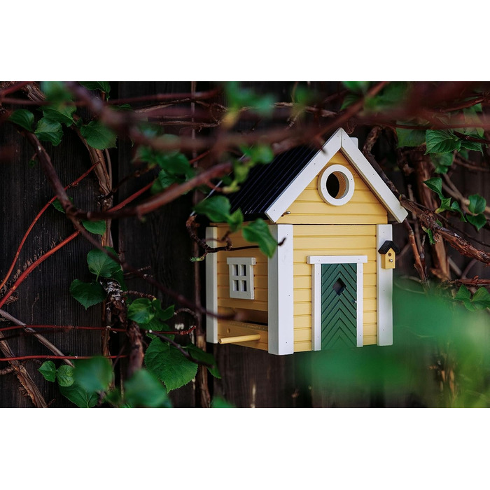 Дерев'яний будиночок для птахів Wildlife Garden WG104 Multiholk Villa – годівниця та шпаківня 2-в-1
