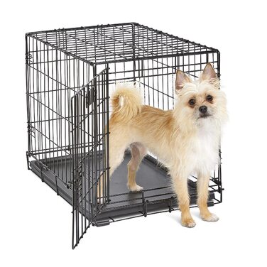 Клітка для собак Midwest Homes for Pets iCrate Hundebox з дверцятами, перегородкою, витривала, 61x44x49 см