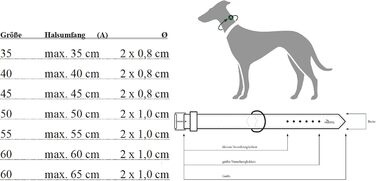 Нашийник для собак HUNTER OSS, мотузка, латунь, морський стиль, L-XL (чорний, 40 (S-M))