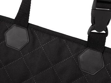 Автоматик для собак та котів: подушка-підстилка на заднє сидіння авто, переноска, лежанка, корзина, шлейка, 42x55 см (Чорний Оксфорд)