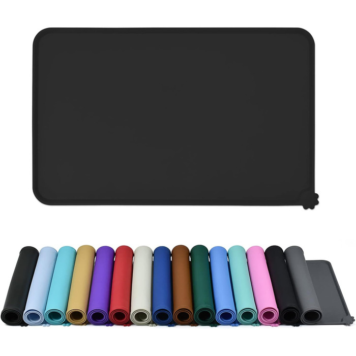 Silikonний килимок для тварин Reopet - водонепроникний килимок для собак та котів з піднятими бортиками (71 x 45 см)