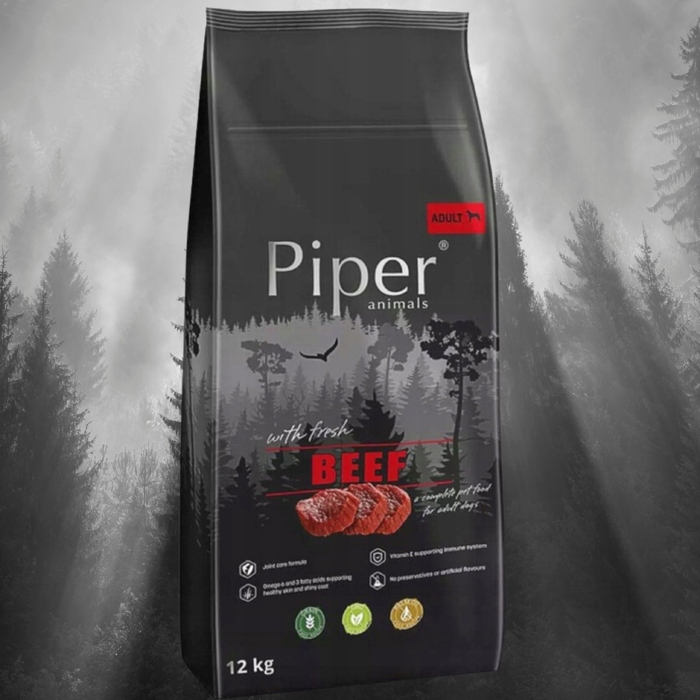 Сухий корм для собак Dolina Noteci Piper Animals з яловичиною, 12 кг