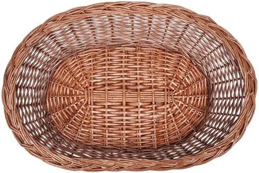 Елегантний корзинка для собак з лози, 69 см - Натуральний лежак для собак усіх розмірів, довговічний та дихаючий - Ідеально підходить для квартири, будинку та саду