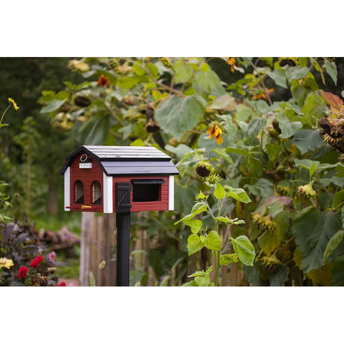 Дерев'яна годівниця для птахів Wildlife Garden WG221, червона