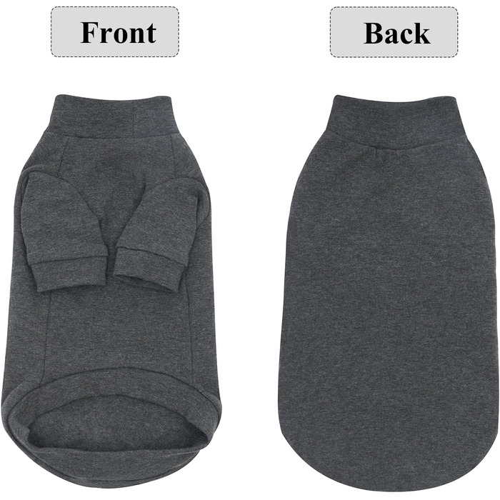 Пуловер для безшерстних котів Sphynx, теплий, сірий (L)