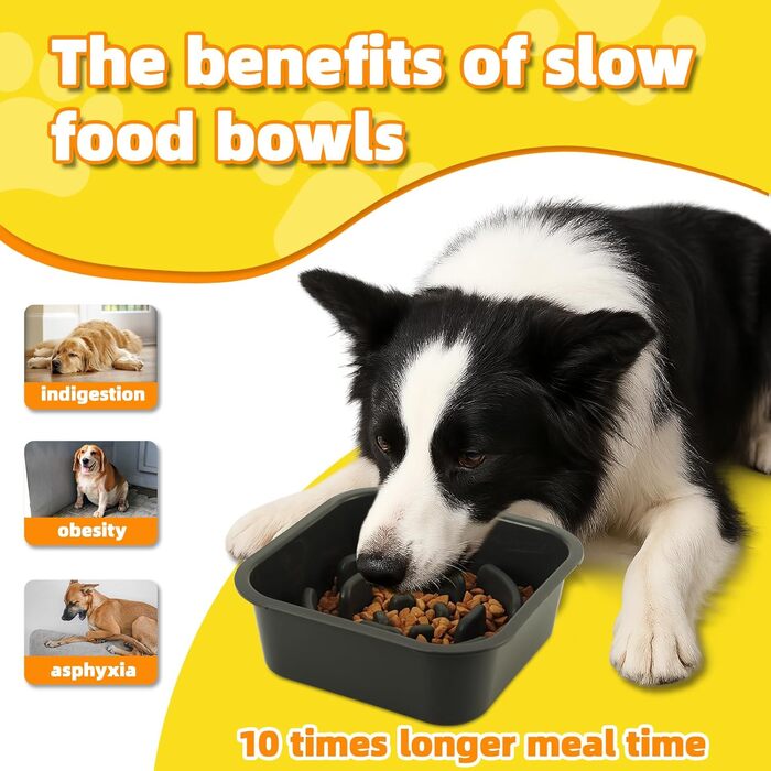 Підвищена годівниця для собак, регульована висота, великі породи - 1400 мл, миска з нержавіючої сталі & 1100 мл миска протиковзаюча, туристична миска та підкладка - годівниця з протиковзким покриттям для середніх/великих собак