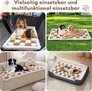 Килимок для собак у машину: водонепроникний, антиковзаючий, універсальний. Підходить для автомобіля, дивану та відпочинку на природі (світло-коричневий)