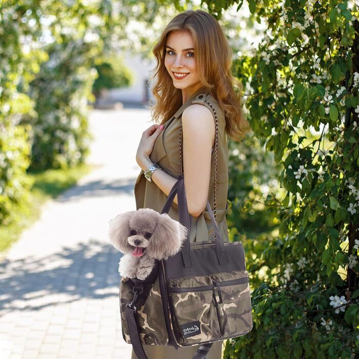 Транспортна сумка для котів та собак Galatée Tragetasche, чорна. Складана переноска для тварин, схвалена авіаперевізниками, для тривалих подорожей.