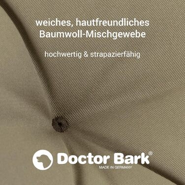 Ортопедичне ліжко для собак Doctor Bark - зручне та гігієнічне, 70x60 см, золото-коричневе (S)