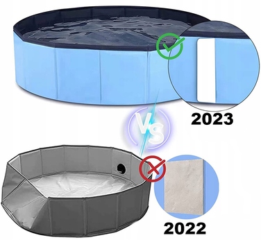 Великий міцний садовий басейн для собак XXL