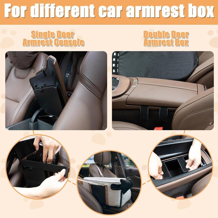 Автокрісло для собак - підставка для тварин у машину з ременем безпеки та м'яким подушками, для собак та котів до 6,8 кг (білий)