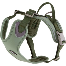 Шлея для собак Hurtta Weekend Warrior Eco, зелена, 45,7-61 см