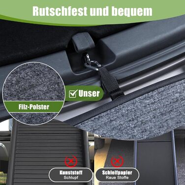 Рампа для собак SMONTER 160 см, автоматично складається, з антиковзким покриттям, для авто, вантажівок та SUV, чорна