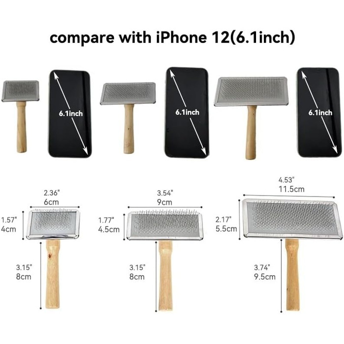 Щітка для собак, інструмент для догляду за шерстю, професійна якість, видаляє шерсть, для здорової та блискучої шерсті