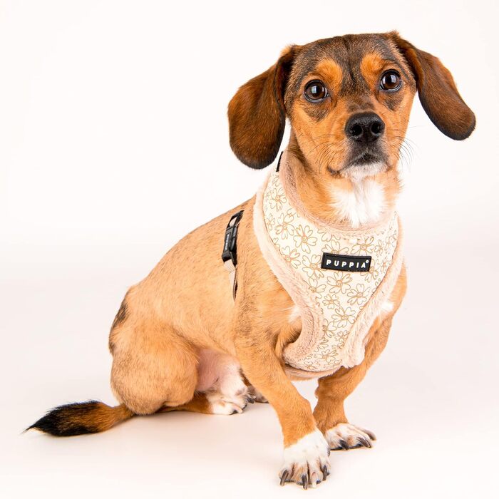 Шлейка для собак Пуппія Hepatica A, бежева, L - регульована та комфортна