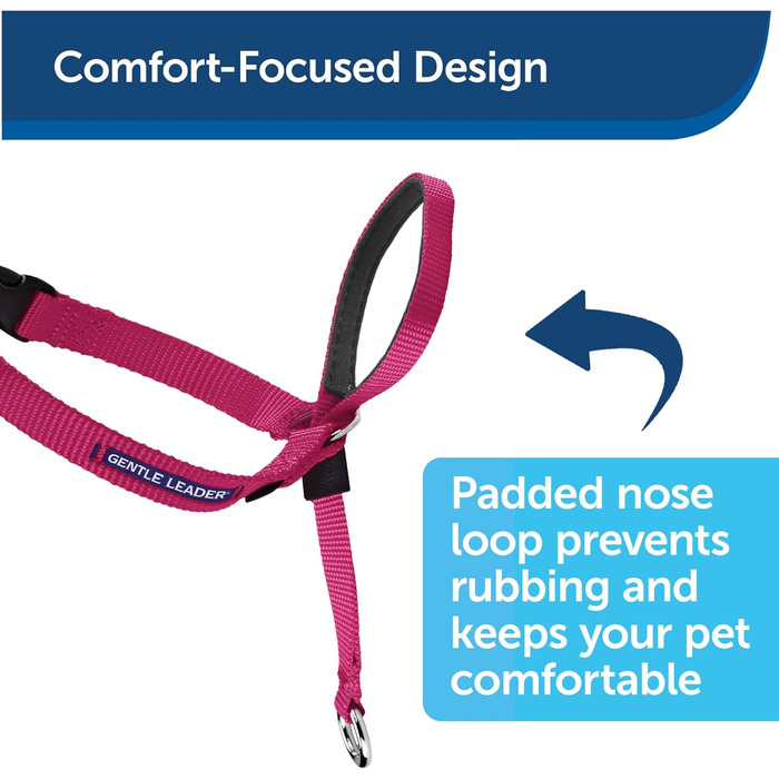 Шлейка для собак PetSafe Easy Walk, чорна, середнього розміру (M/L)