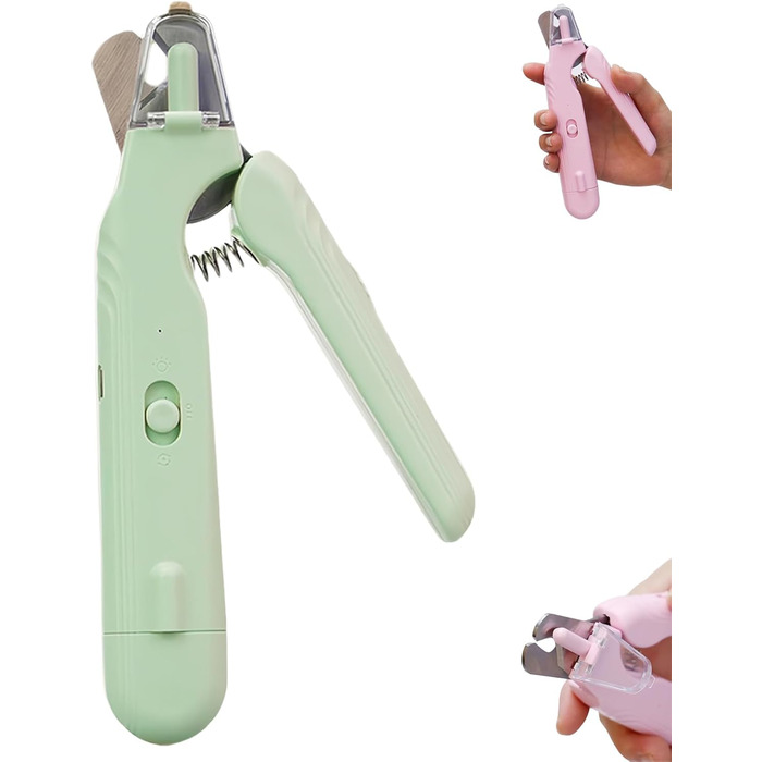 Триммер для нігтів Pupnourish 2-в-1: кусачки та шліфувальник для собак та котів (маленьких та середніх порід)