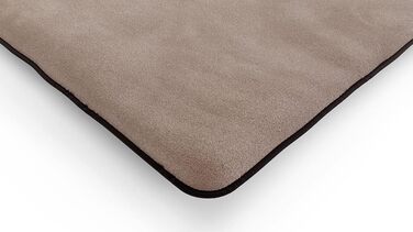 М'яка подушка-вкладиш для ліжка собаці Knuffelwuff, форма Globetrotter, розмір L, коричнева