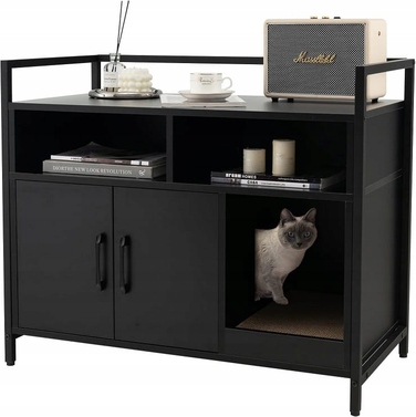 Комод 2 в 1: Будиночок для кота з дряпалкою