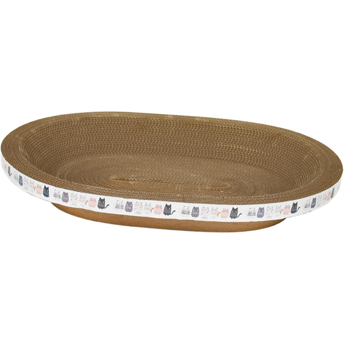 Килимок-клітка для котів Baoblaze, картонний, 45x34x9 см, ігровий комплекс для дрібних, середніх та великих котів