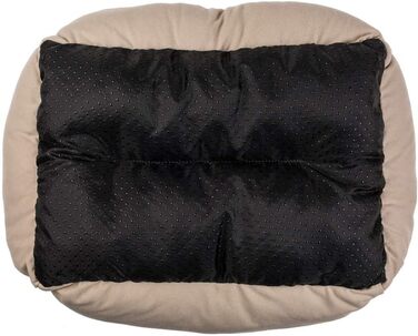 Ляжка для собак та котів Pullach Hof: 3 розміри, м'який лежак-корзинка, лежанка-подушка для тварин (63x53x16)