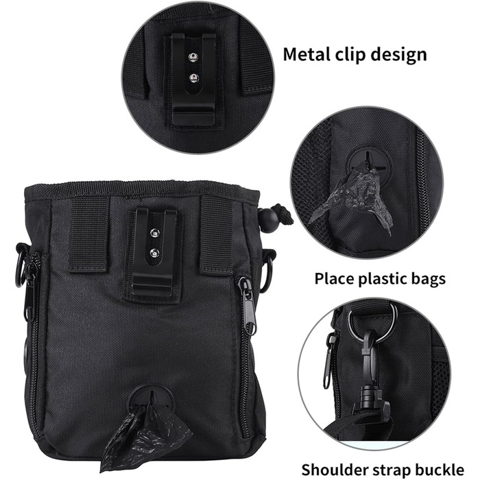 Сумка для корму для собак Tnfeeon, сумка для зберігання дрібних речей, переноска іграшок для тварин