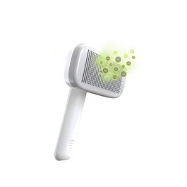 PiddiPet Іонна щітка для грумінгу тварин - електрична щітка для собак та котів, проти ковтунів та підшерстка, зменшує статичну електрику та випадання шерсті, м'яка, самоочисна, для чутливої шкіри