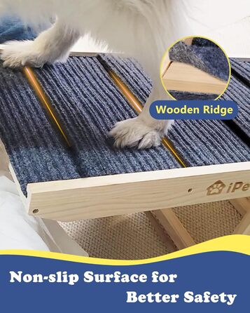 Рампа для собак та котів Hunderampe - складана, регульована, до 90 кг, 30-60 см