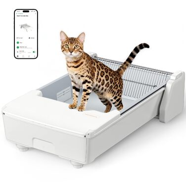 Самоочисний автоматичний лоток для котів Meowant із функцією захисту від затискання