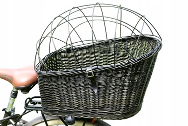 Велосипедний кошик Wiklinowe Cuda, чорний, розм. XL