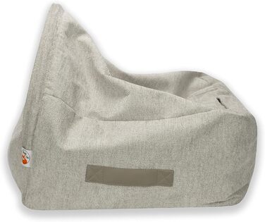 Sleepy Fox® Преміум ліжко-печера для собак та котів - нагороджений дизайн (Large/XL: 110x85x65 см, Кремовий жаккард)