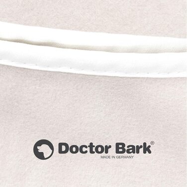 Doctor Bark м'яка флісова ковдра для собак, гіпоалергенна, пральна при 95°C, для дивану та лежака, бежевий, 120x90 см, Німеччина